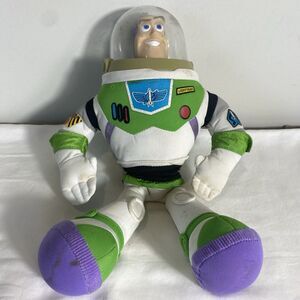 Vintage 2001 Disney Toy Story 13” Buzz Lightyear Plush Plastic Head Mattel